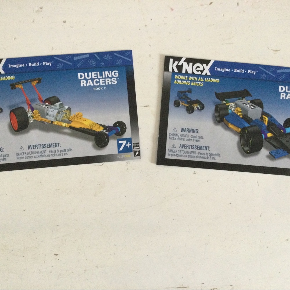 K’NEX Dueling Racers, Booklets.